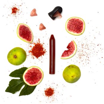 Coffret 3 crayons - Gourmet Truculent : Ail noir fumé, Figue & cannelle, Curry & curcuma - Biologique 4
