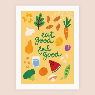 Poster Eat good, feel good!