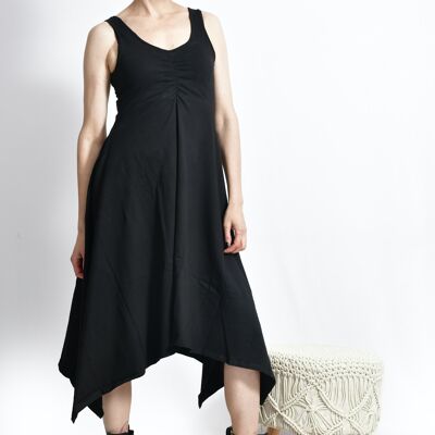 Lucy Long Asymmetric Bottom Dress_