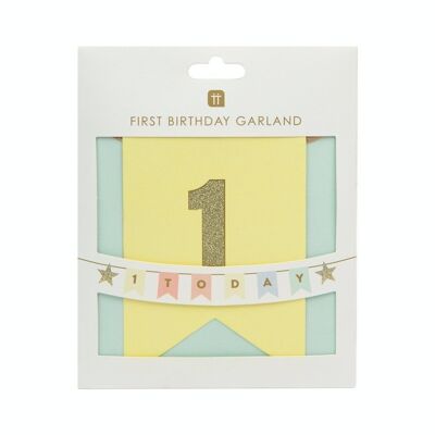 1 Today' 1st Birthday Garland