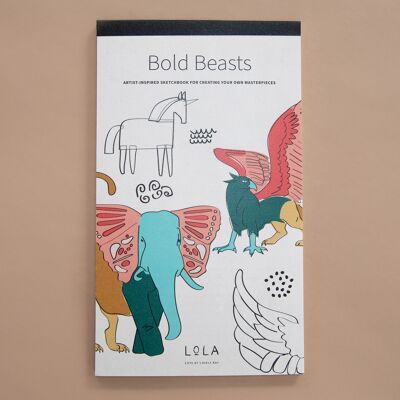 Bold Beasts Sketchbook para niños