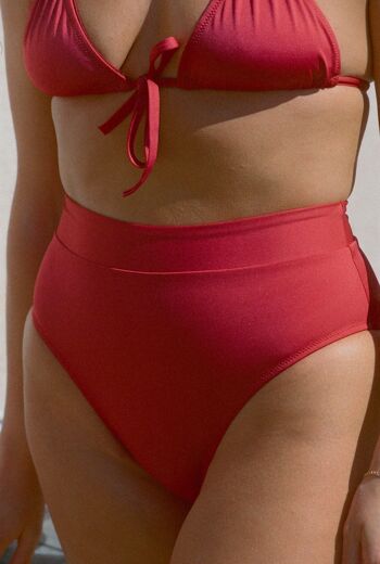 Culotte taille haute Koudou - Rouge Cerise 1