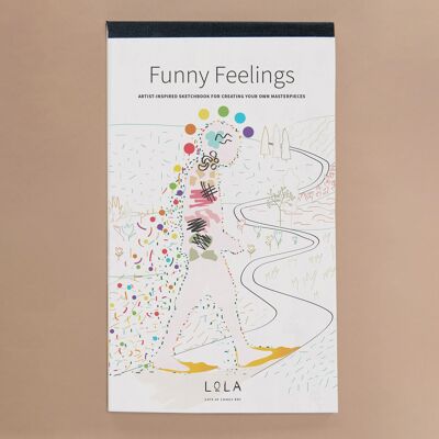 Cuaderno de dibujo de sentimientos divertidos para niños