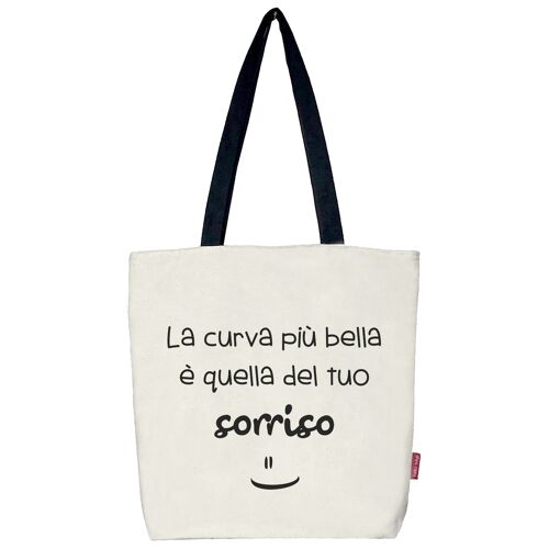 Totebags. Bolso grande modelo “Curva bella”