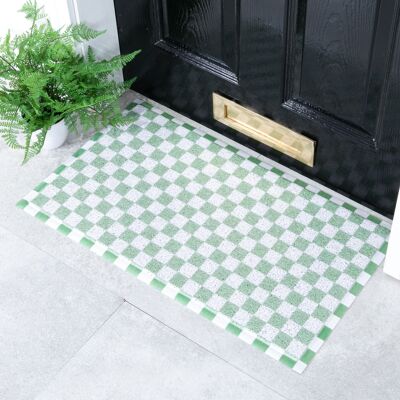 Paillasson Carreaux Verts (70 x 40cm)