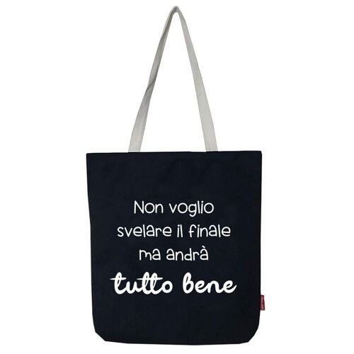 Totebags. Bolso grande modelo “NON VOGLIO”