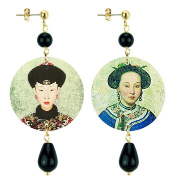 Boucles d'oreilles pour femmes The Circle Small Samurai. Fabriqué en Italie