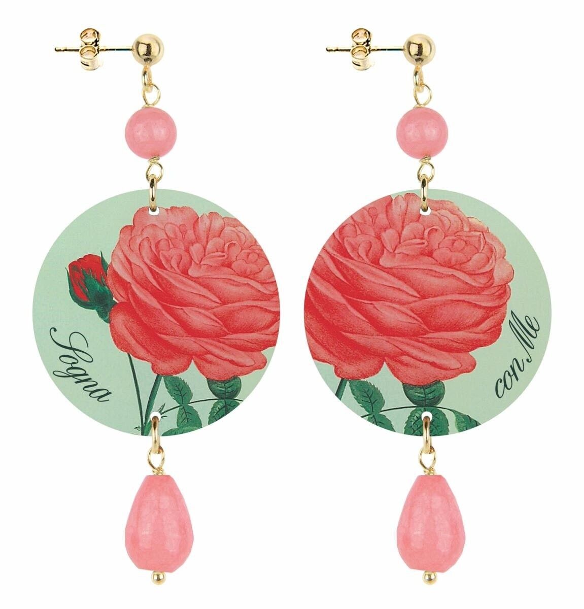 Celebra la primavera con gioielli ispirati ai fiori. Orecchini Donna The Circle Piccolo Fiore Sogna con Me. Made in Italy