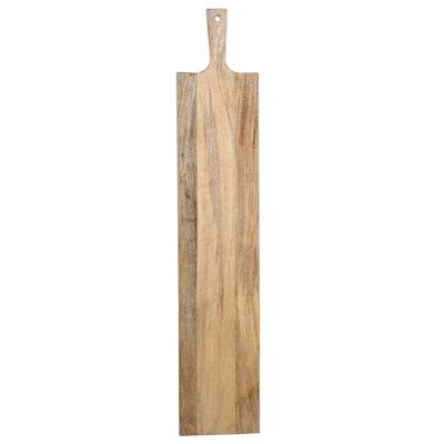 Serving board wood 100cm long chopping board with handle