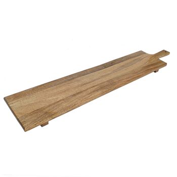 Planche à découper en bois de 100 cm de long avec poignée 2