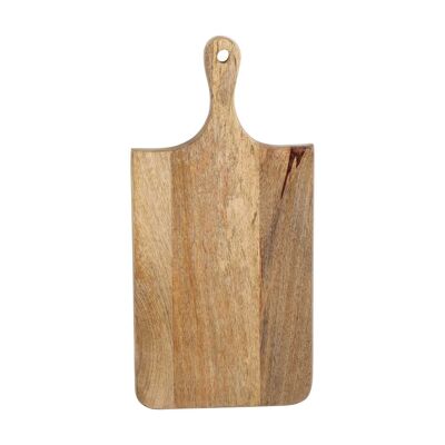 Serving board wood 42cm chopping board with handle wide