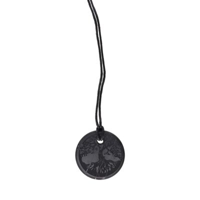 Petit Pendentif Shungite Arbre de Vie