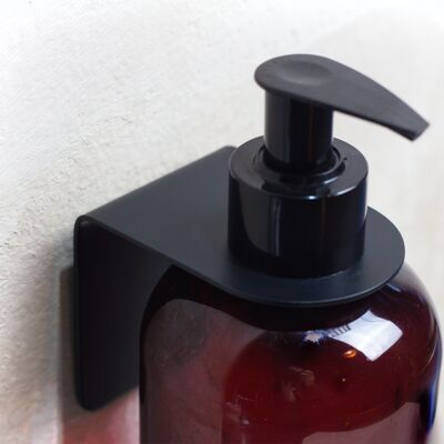 The Kind Hand Soap soporte de pared para botellas - soporte de pared de metal para botellas de jabón