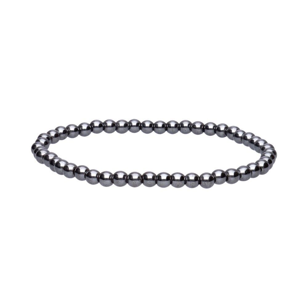 Bracciale in ematite 4mm