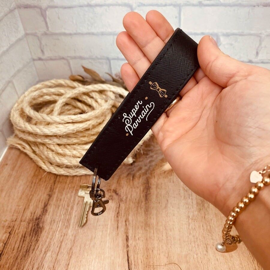 Portachiavi con cordino - papillon da padrino