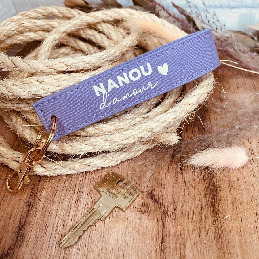 Portachiavi con cordino - nanou d'amour