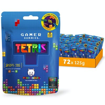 TETRIS Fruchtgummis mit 20% Fruchtsaft plus Vit. C+E (72x125g)