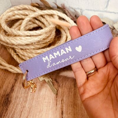 Lanyard keychain - loving mom