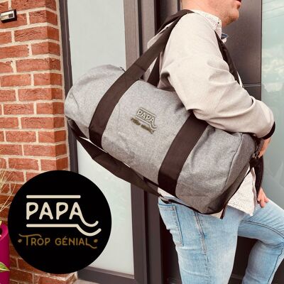 Impresionante bolsa de gimnasio para papá.