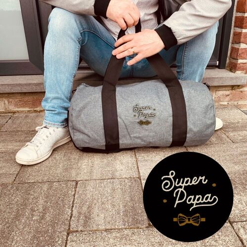 Sac de sport super papa noeud papillon