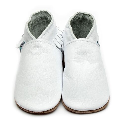 Baby Moccacins with Suede or Rubber Sole - Neutral