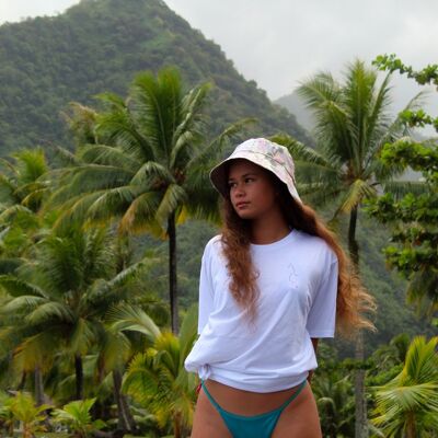 Cappello da pescatore reversibile Tahiti & Khaki