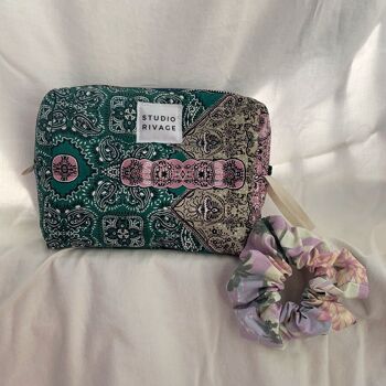 Trousse de toilette matelassée Bandana 5