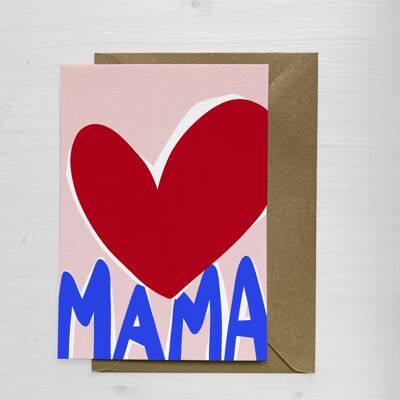 Muttertagskarte - MAMA