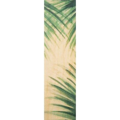 Wooden bookmarks- aqua ferns