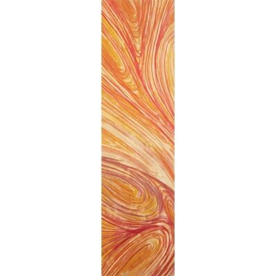Wooden bookmarks- aqua swirls