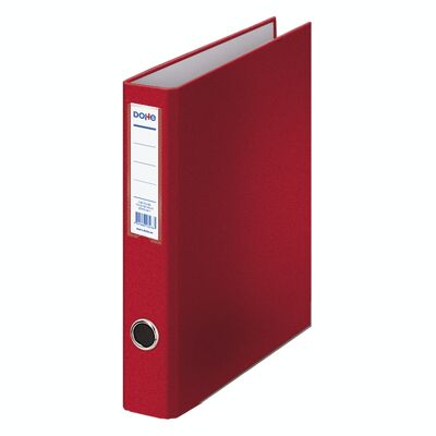 Oficolor folder with 2 rings of 40 mm red folio size