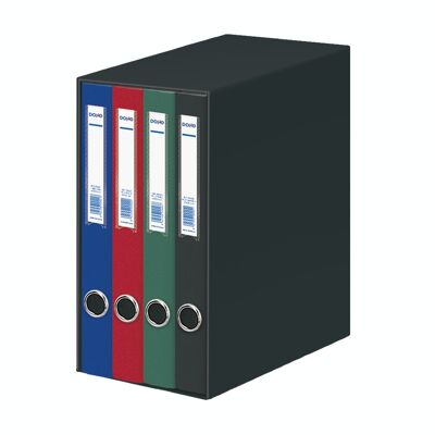 Oficolor module with 4 folio size folders in assorted colors
