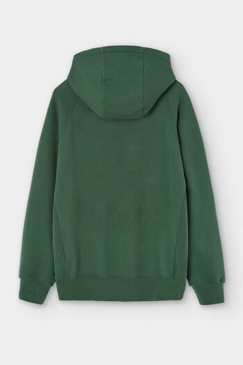 Sweat à capuche Essential Vert 11