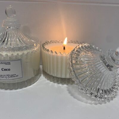 SCENTED CANDLE COCO BOBONNIERE 70 G OF 100% VEGETABLE SOYA WAX