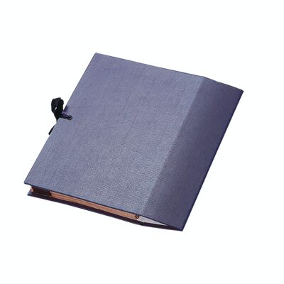 Black Quarter Folio Accordion Folder