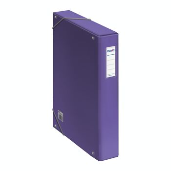 Boîte projet dos 5 cm violet