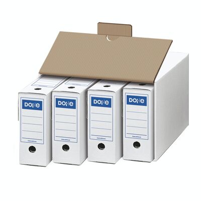 Ultimate file container for 4 files white