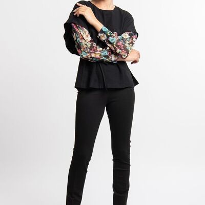 Blouse imprimée fleuris GAMBETTA