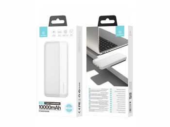 TECHANCY Power Bank 10 000 mAh, batterie externe pour téléphone portable mince et légère 3