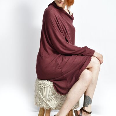 Effortlessly Long Layered Wrap Dress_Bohemian eco-friendly long wrap dress
