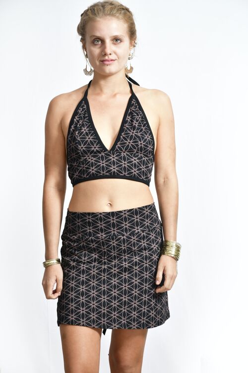 Wrap Bra Tie Top and Skirt_ Bikni (Skirt Only)