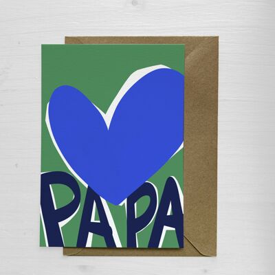 Tarjeta del día del padre - PAPA