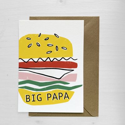 Carte fête des pères - BIG PAPA