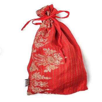 Grands sacs-cadeaux en sari avec cordon de serrage 5