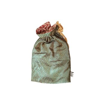 Grands sacs-cadeaux en sari avec cordon de serrage 7