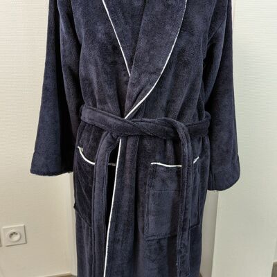 Bathrobe LUXE Navy Blue