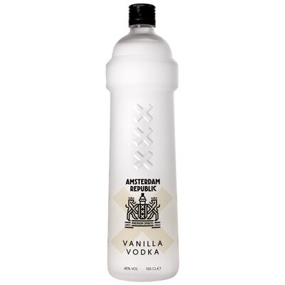 Vodka alla vaniglia PREMIUM UNICA di Amsterdam nella bottiglia iconica, bestseller