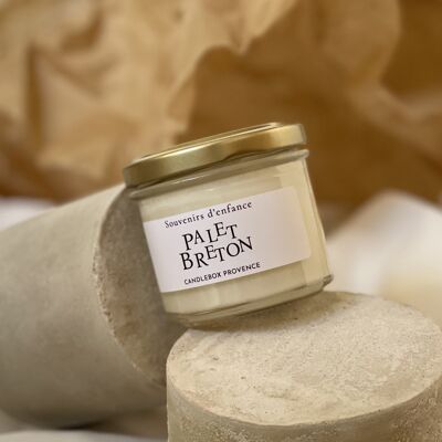 Breton puck | 200g glass jar | vegetable candle