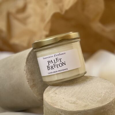Disco bretone | Barattolo di vetro da 200 g | candela vegetale
