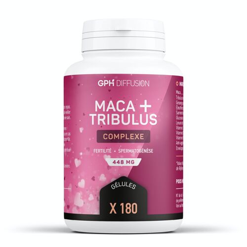 Maca + Tribulus - 448 mg - 180 gélules